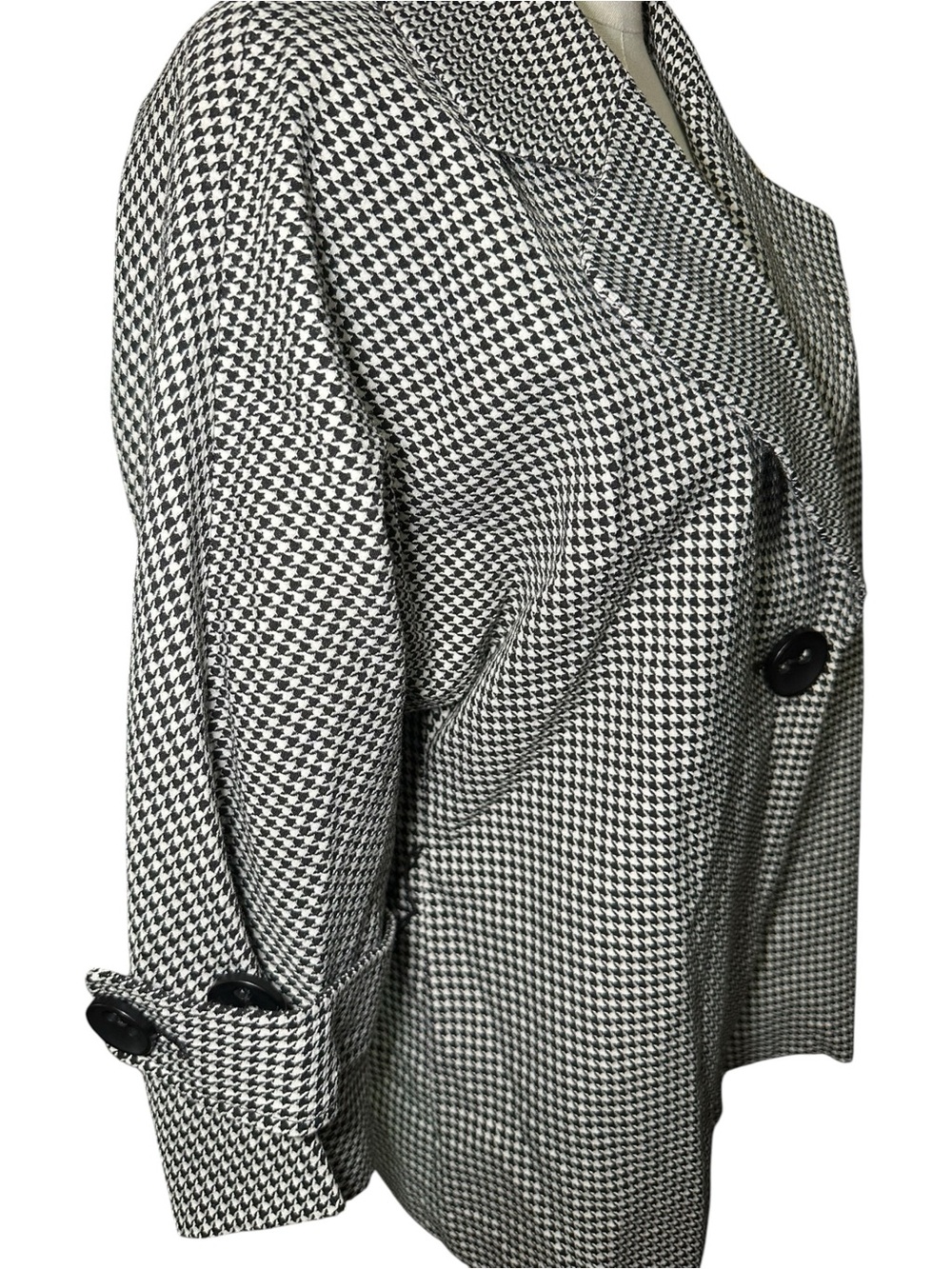 mac & jac Vintage Houndstooth Jacket Blazer - Picture 6 of 11